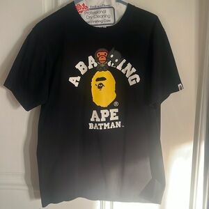 Men’s A bathing ape DC Batman  Tshirt. Size medium. Excellent used condition
